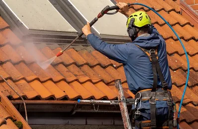 Démoussage et hydrofuge de toiture à Bernienville